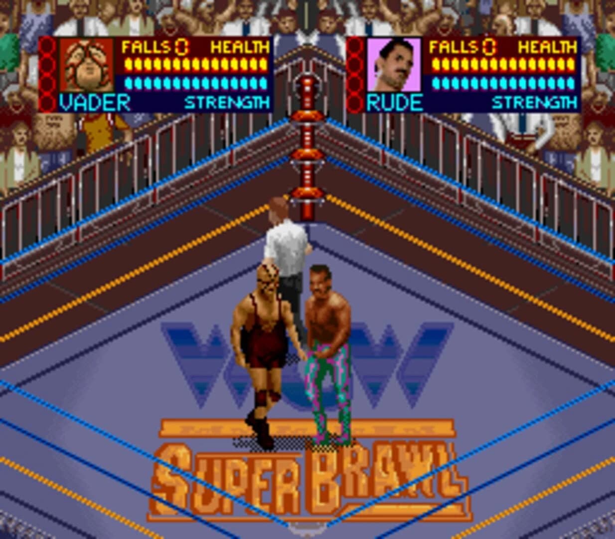 WCW SuperBrawl Wrestling screenshot 1