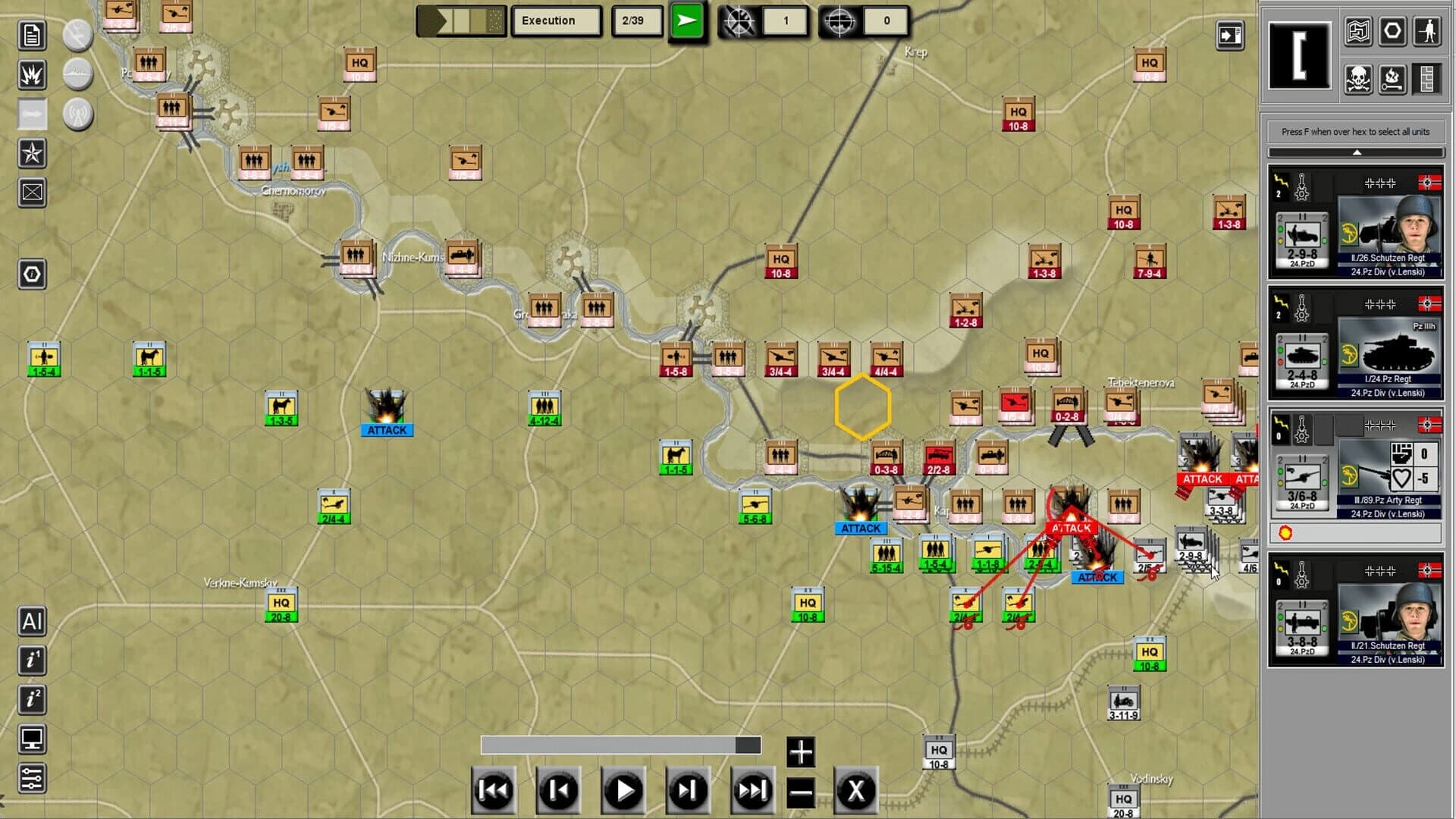 WEGO World War II: Stalingrad screenshot 2