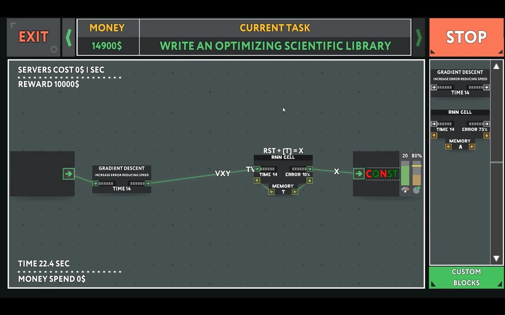 while True: learn() screenshot 2