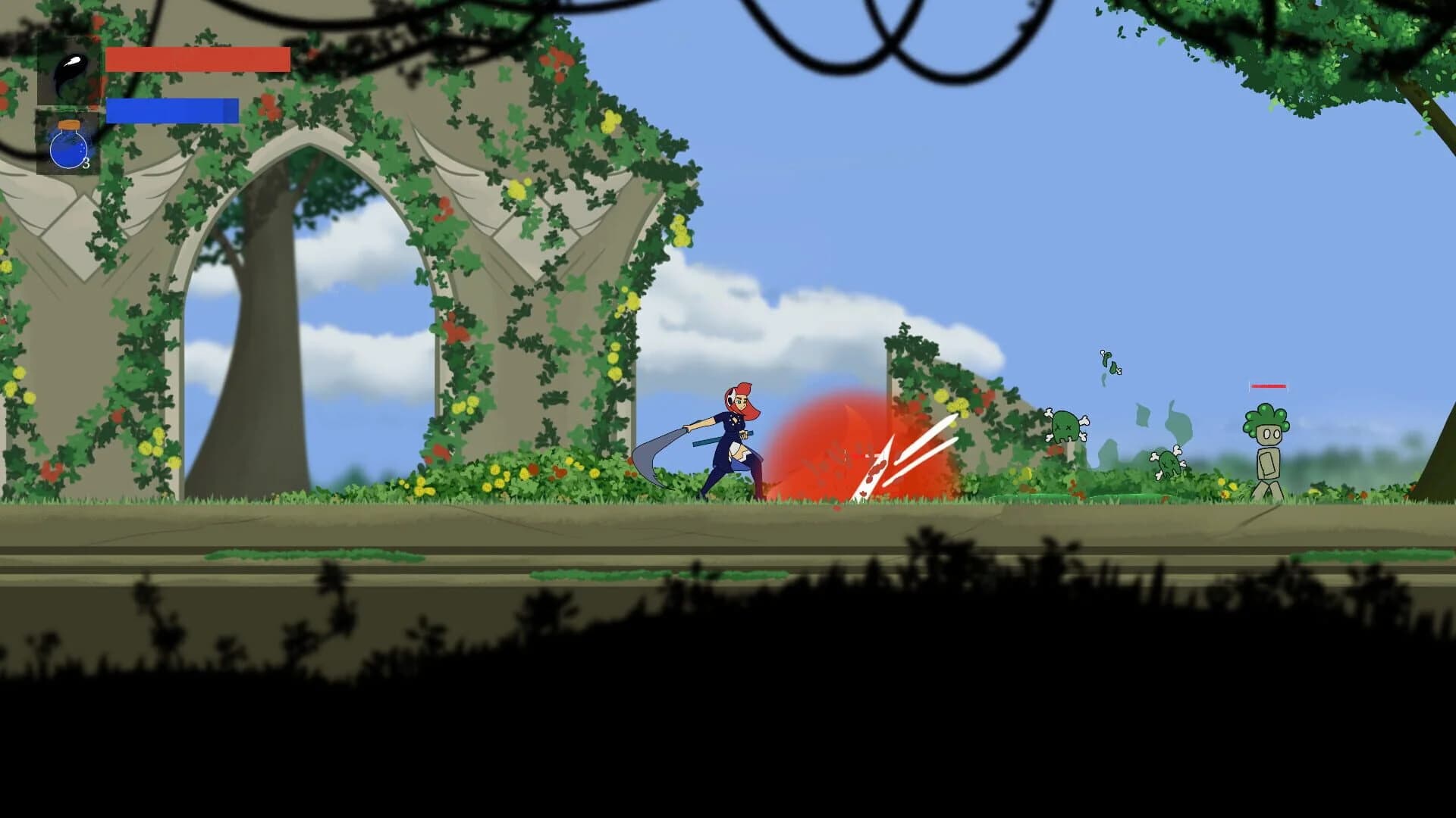 White Flame Inna: Daughter of the Void screenshot 1