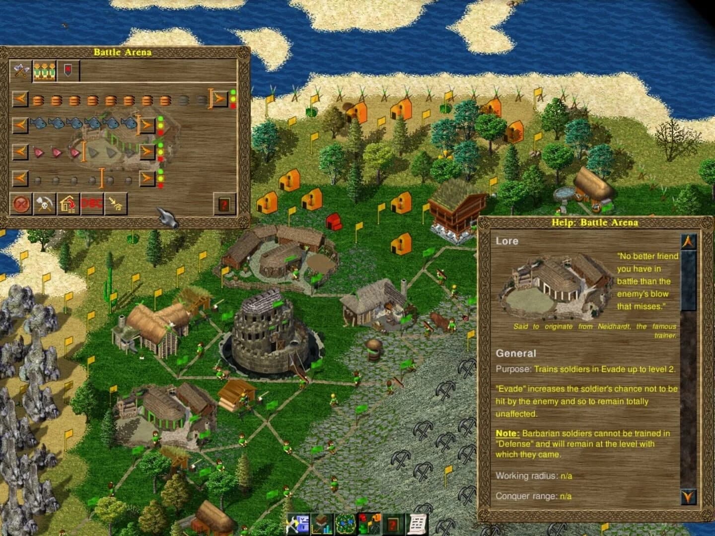 Widelands screenshot 2