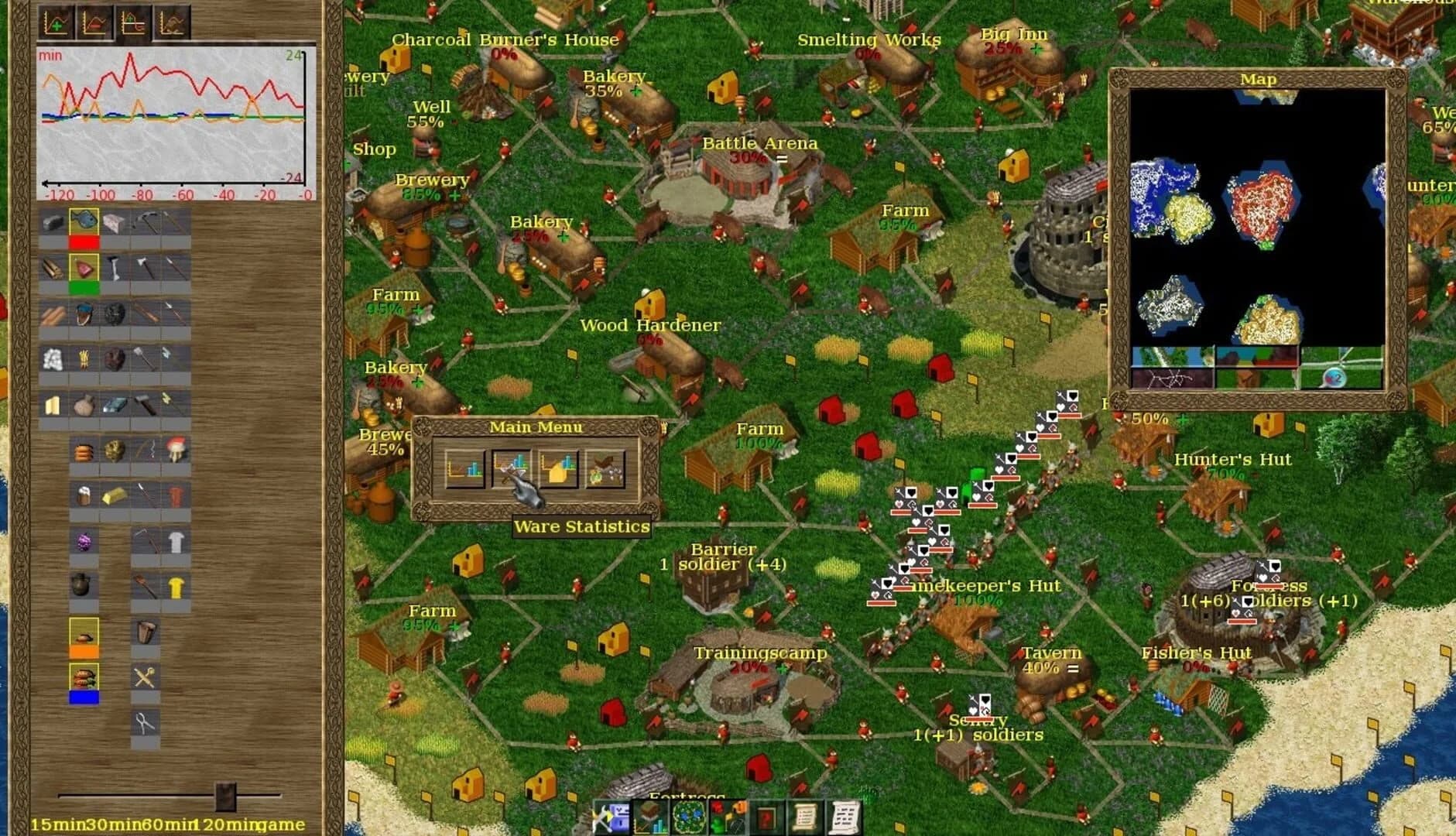 Widelands screenshot 4