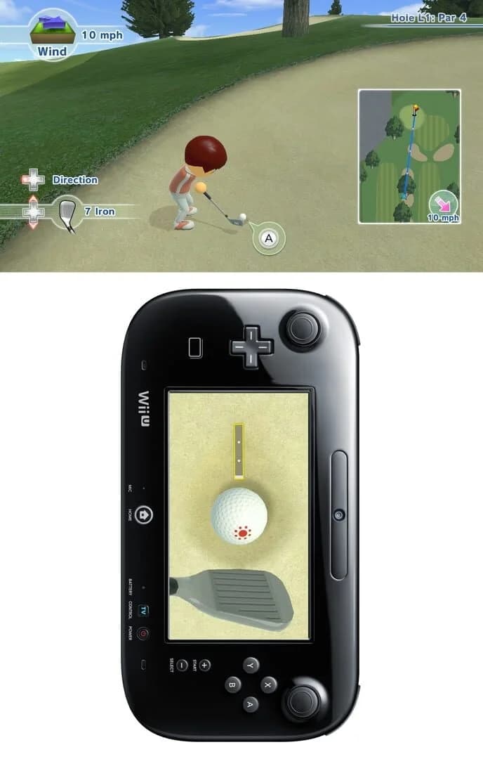 Wii Sports Club: Golf screenshot 2