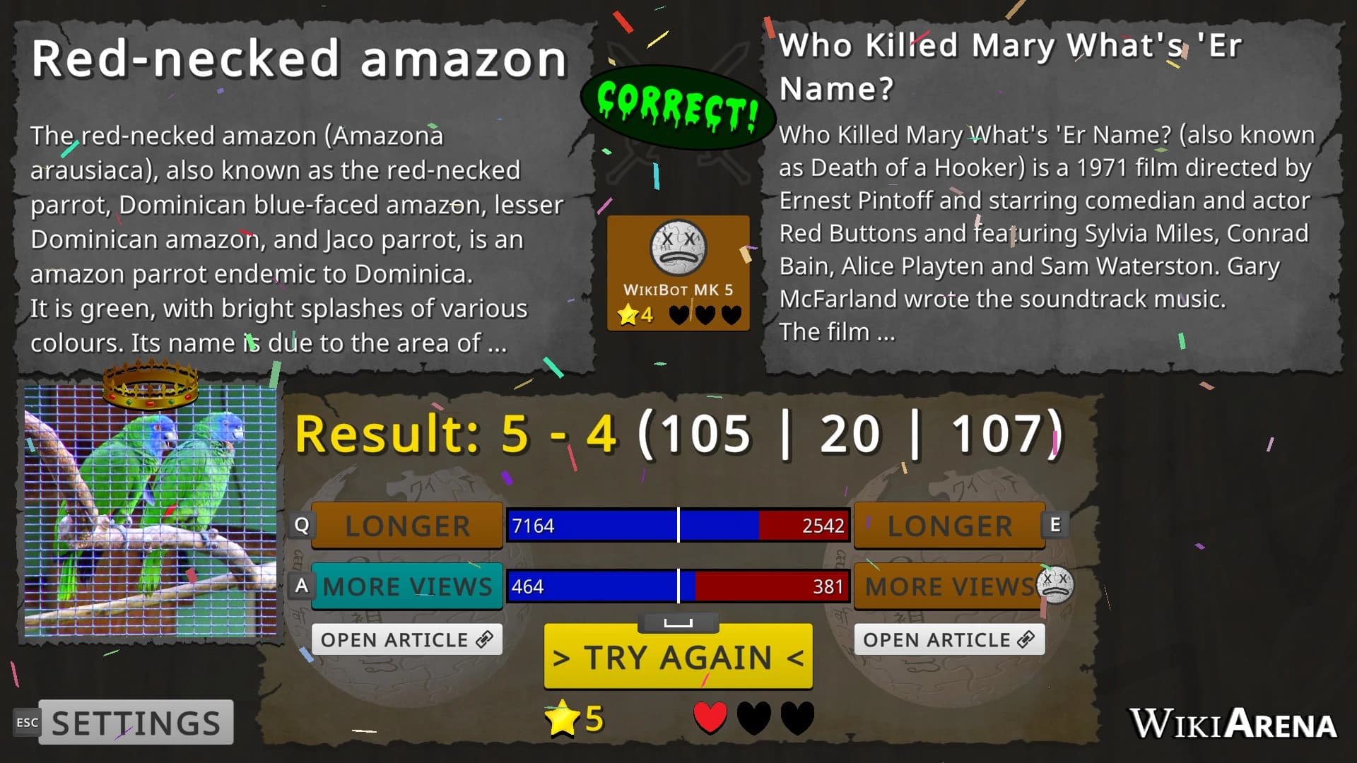WikiArena screenshot 3