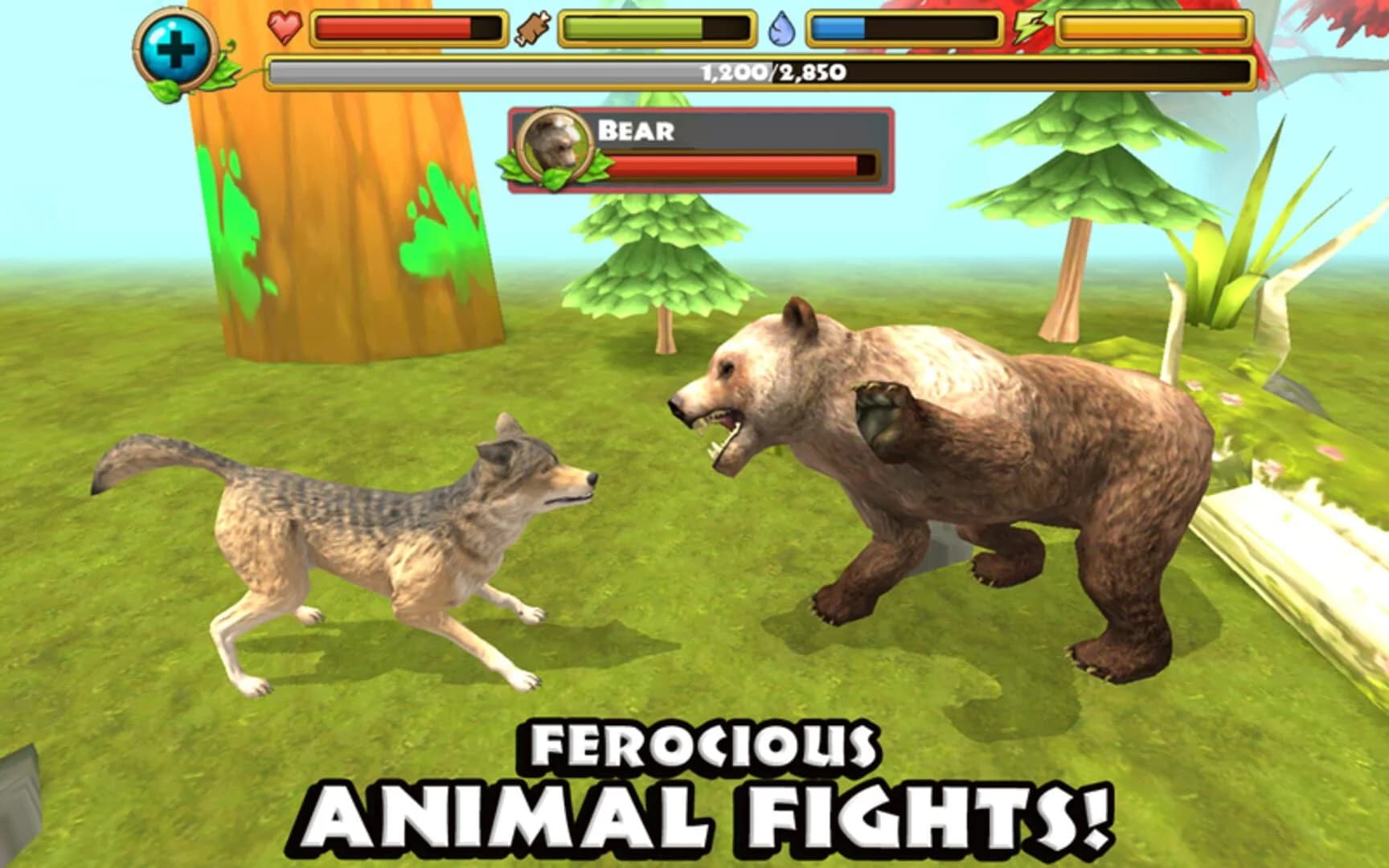 Wildlife Simulator: Wolf screenshot 2