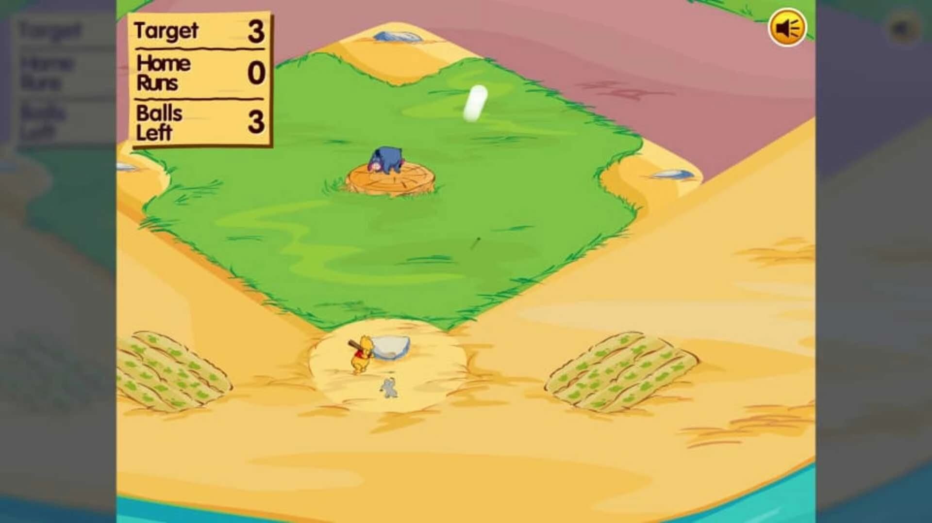 Winnie the Pooh's Home Run Derby! screenshot 1