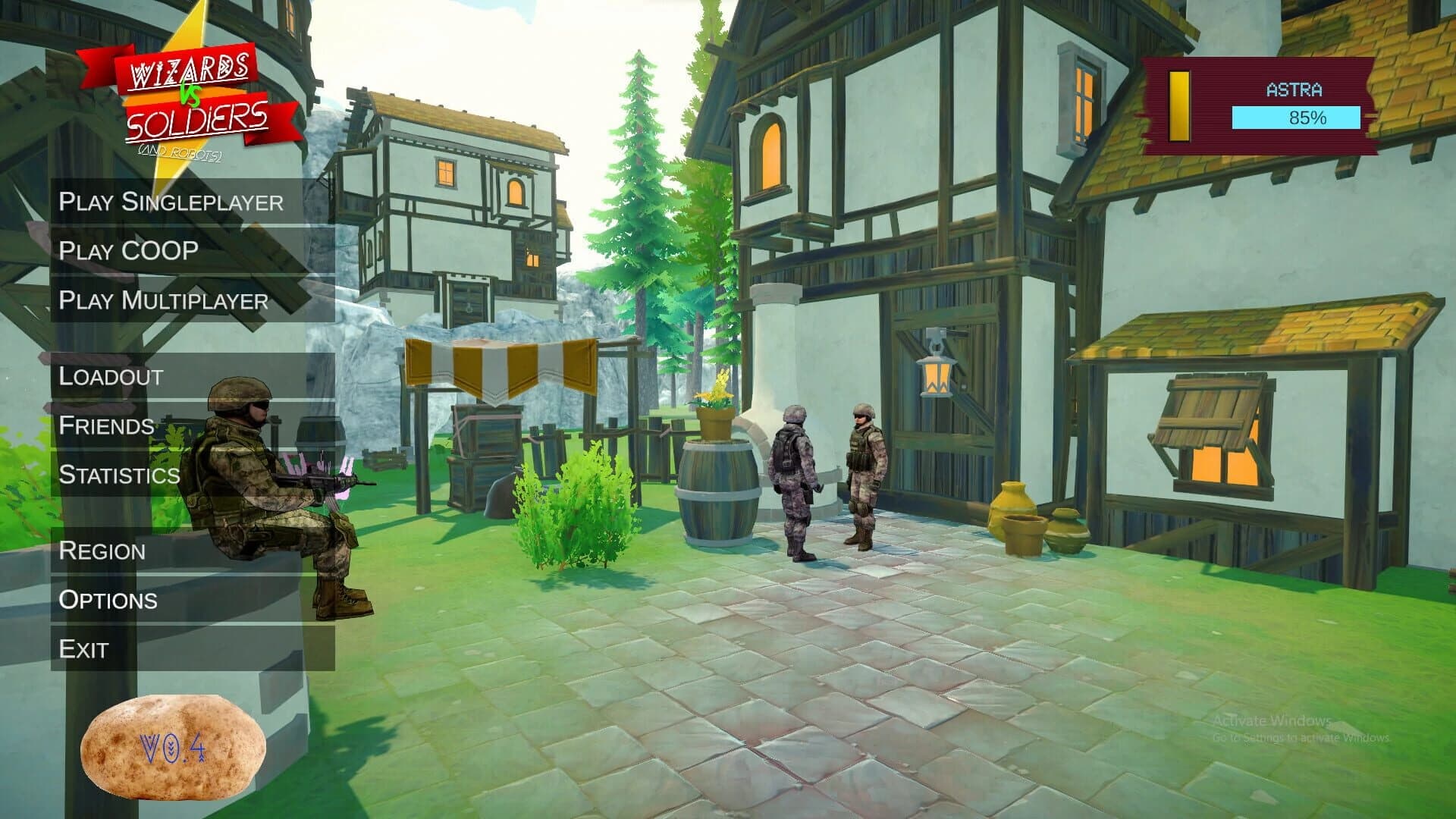 Wizards vs. Soldiers And Robots screenshot 4