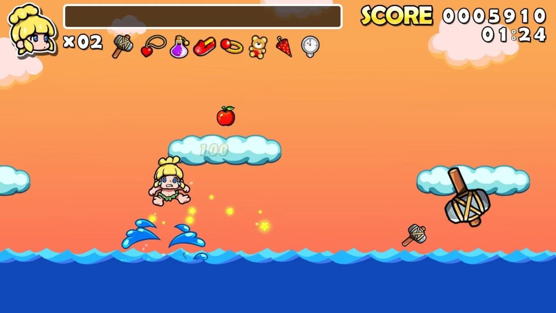 Wonder Boy Returns Remix screenshot 4