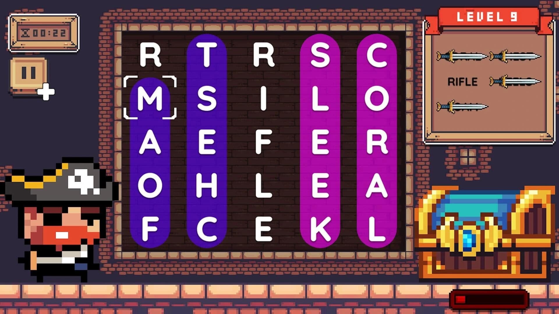 Word Quest Pirates screenshot 2