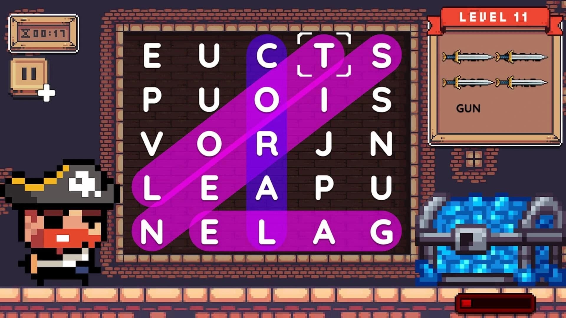 Word Quest Pirates screenshot 1