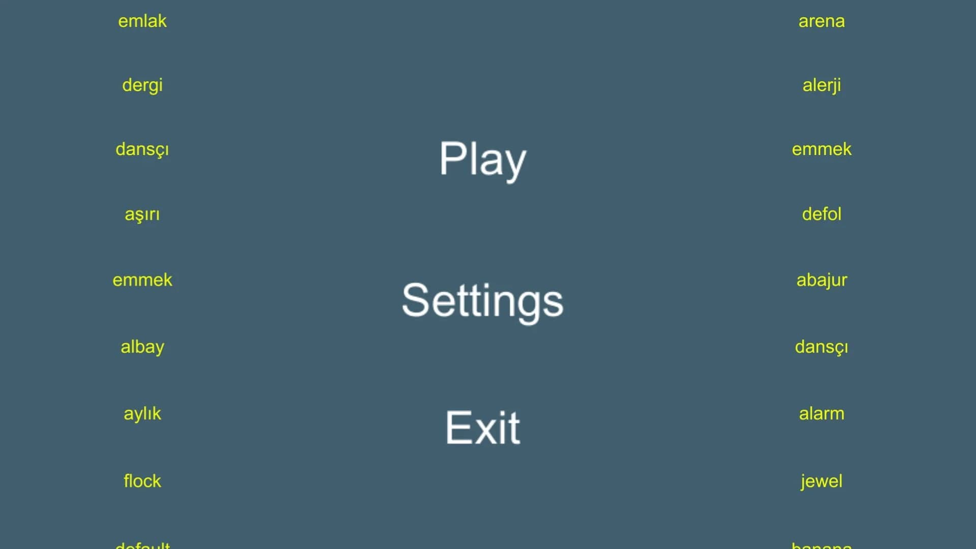 Word Typing Game screenshot 1