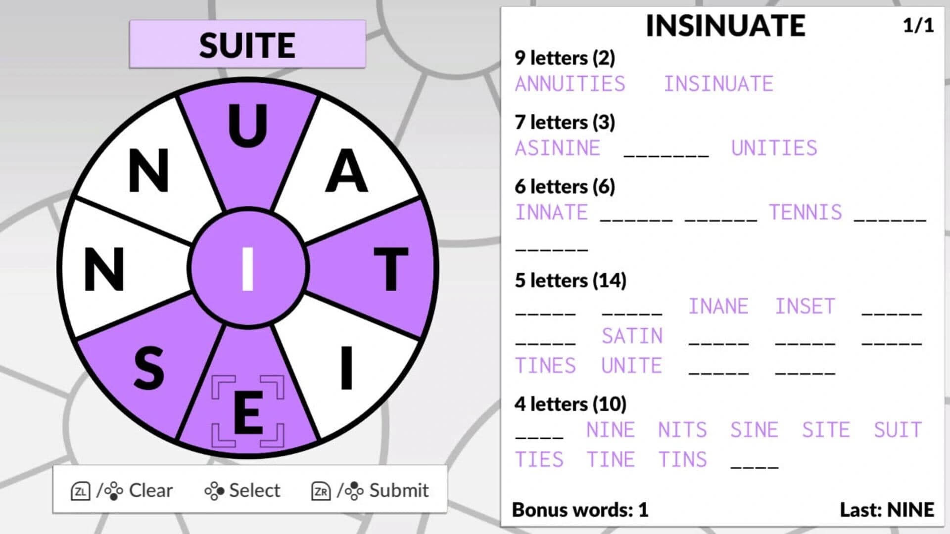 Word Wheel by Powgi screenshot 1