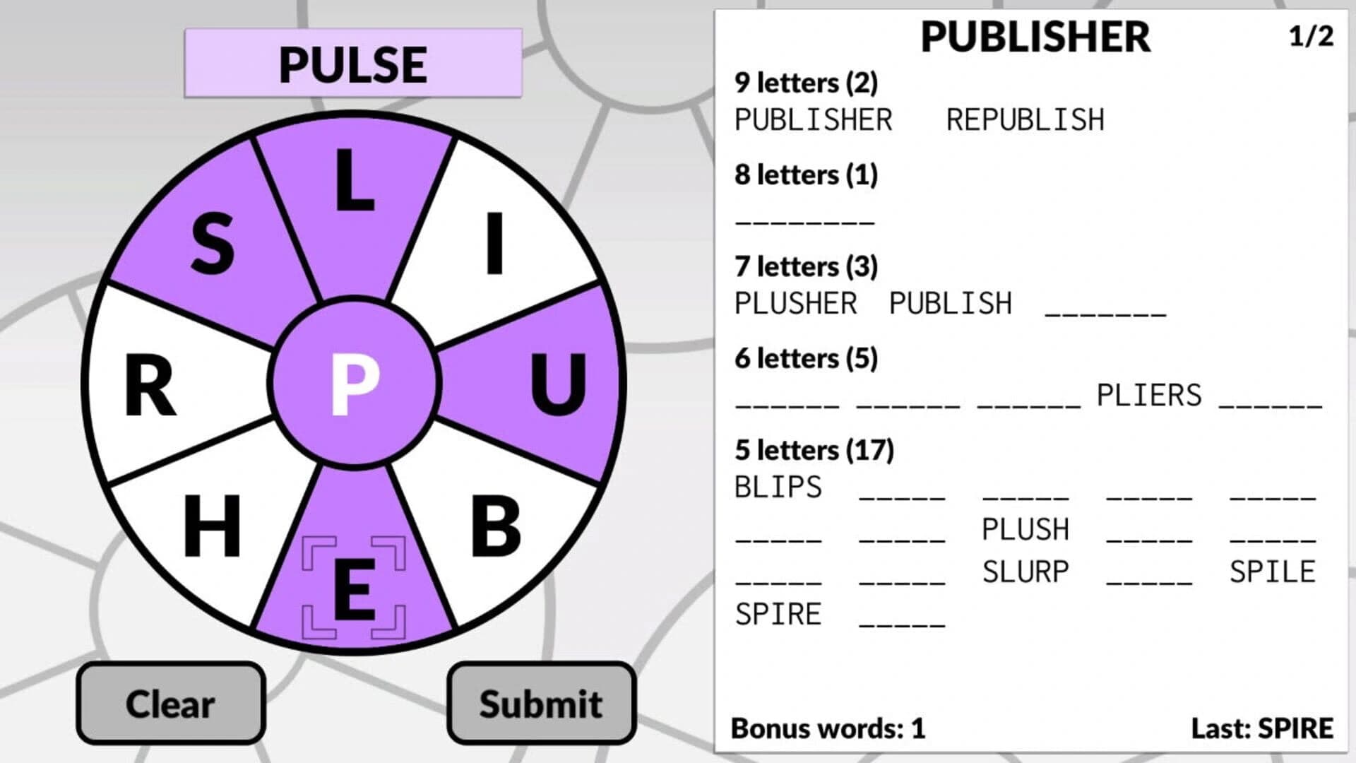 Word Wheel by Powgi screenshot 4