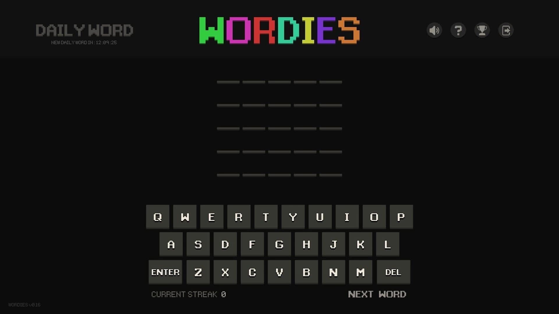 Wordies screenshot 1
