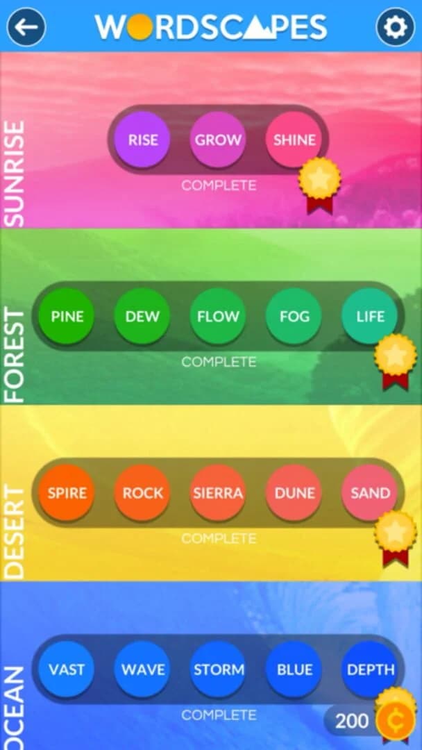 Wordscapes screenshot 5