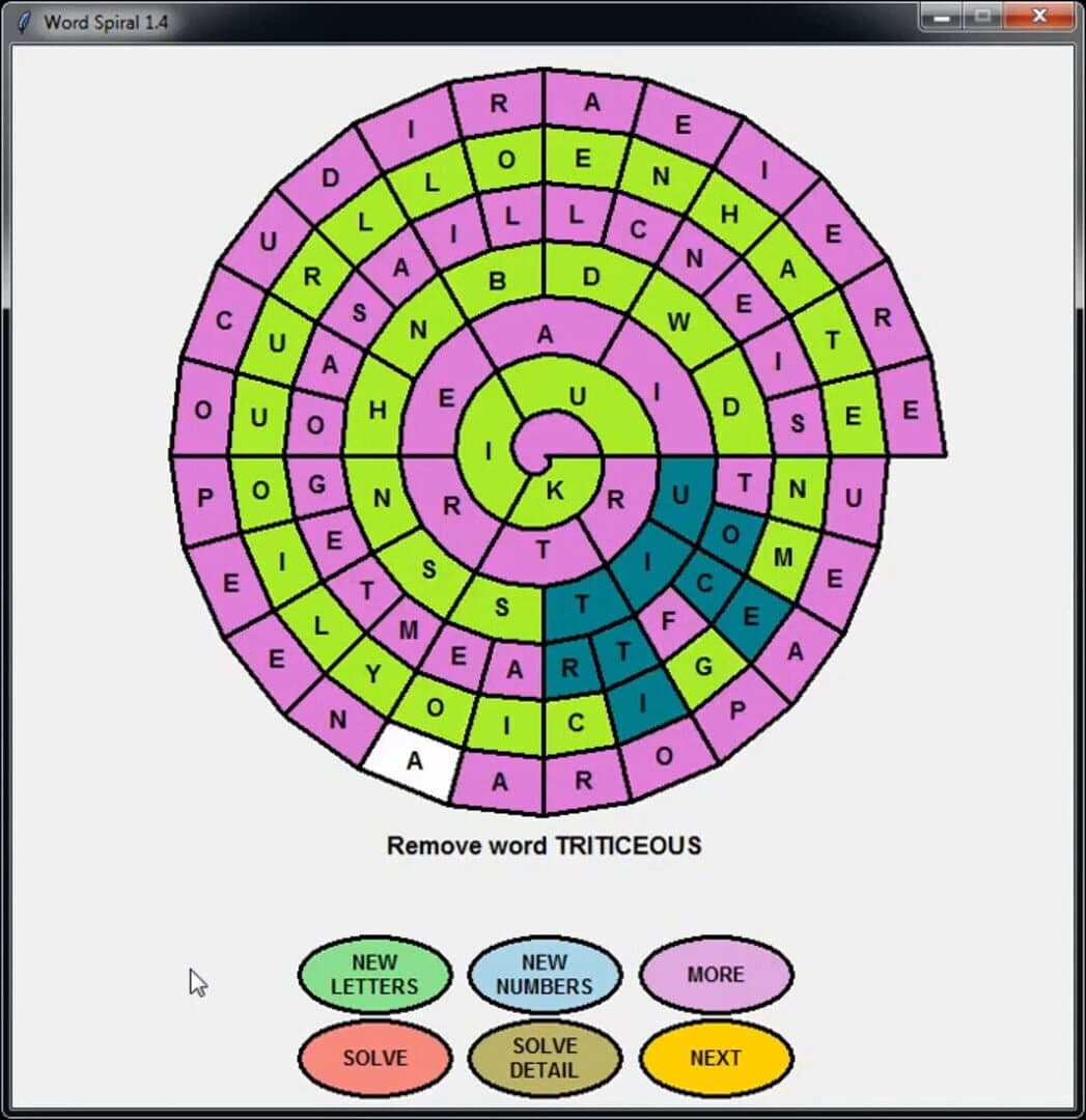 WordSpiral screenshot 4