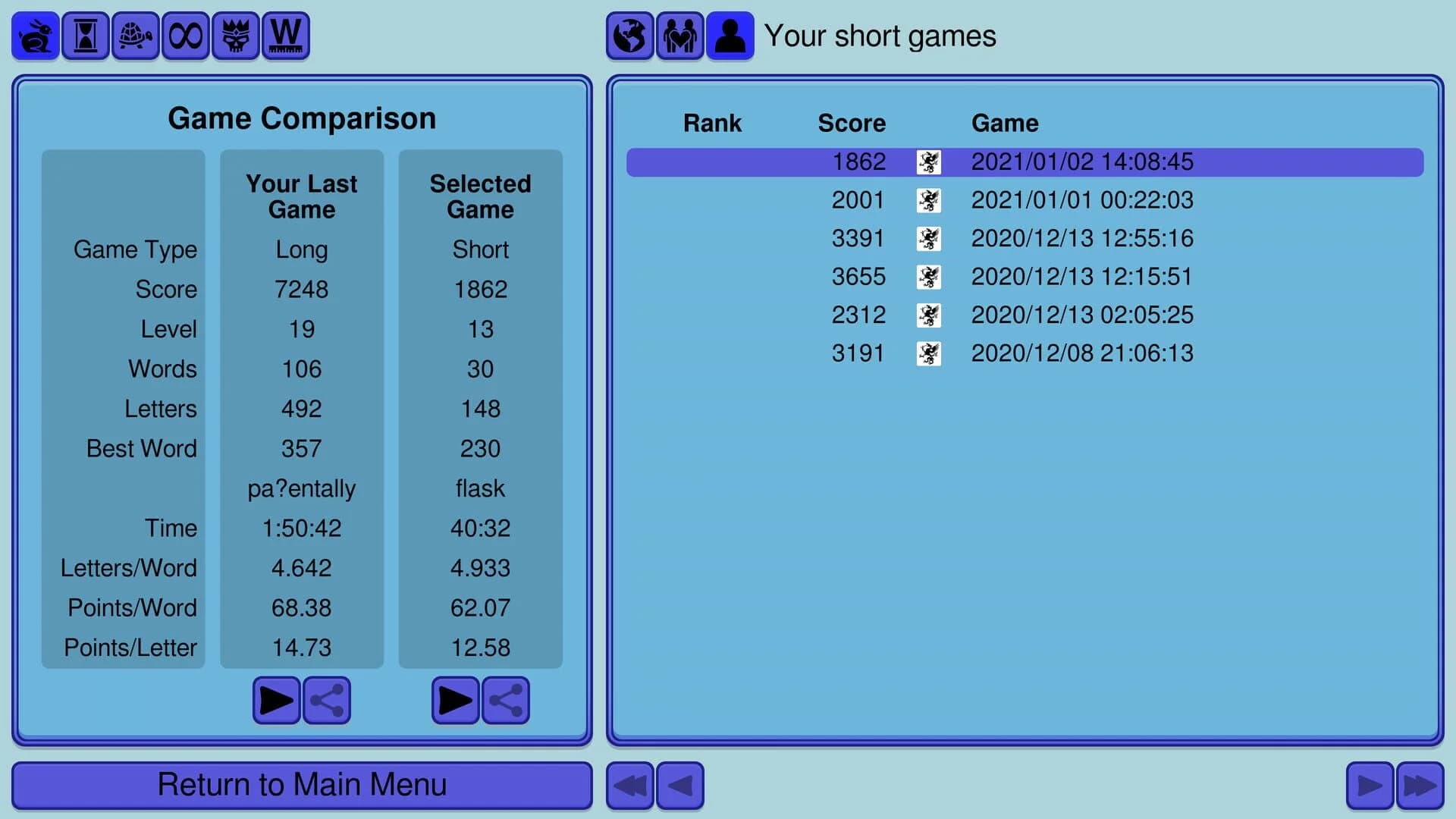 WordTactics screenshot 1