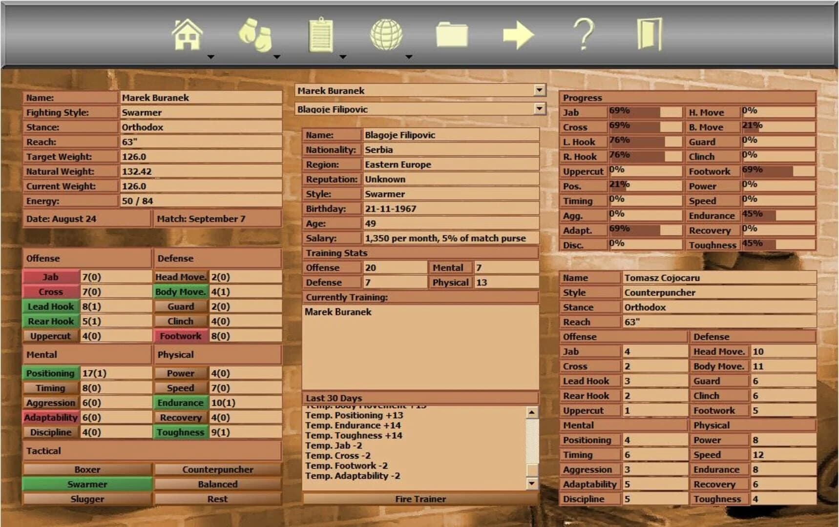 World Boxing Manager screenshot 3