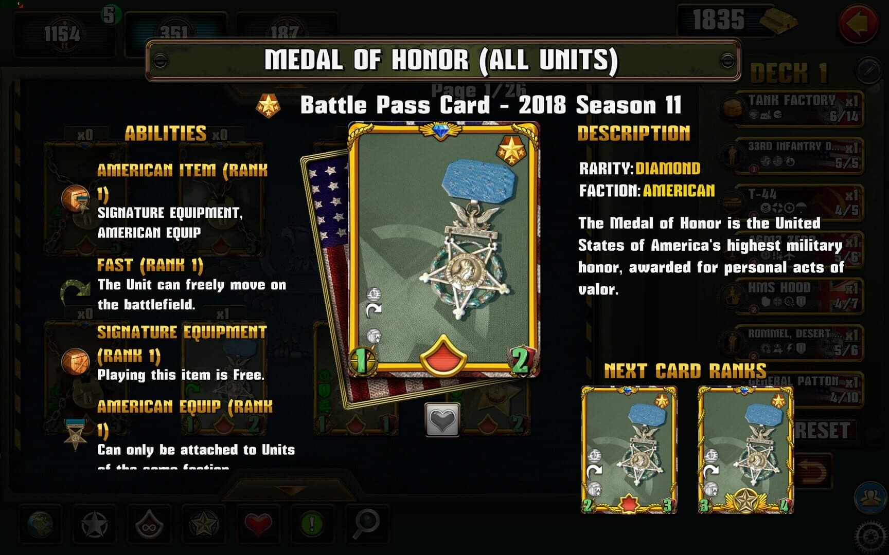 World War II: TCG screenshot 3