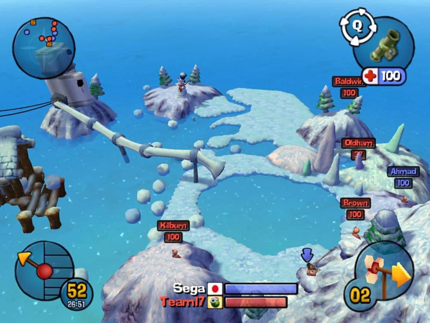 Worms 3D screenshot 4