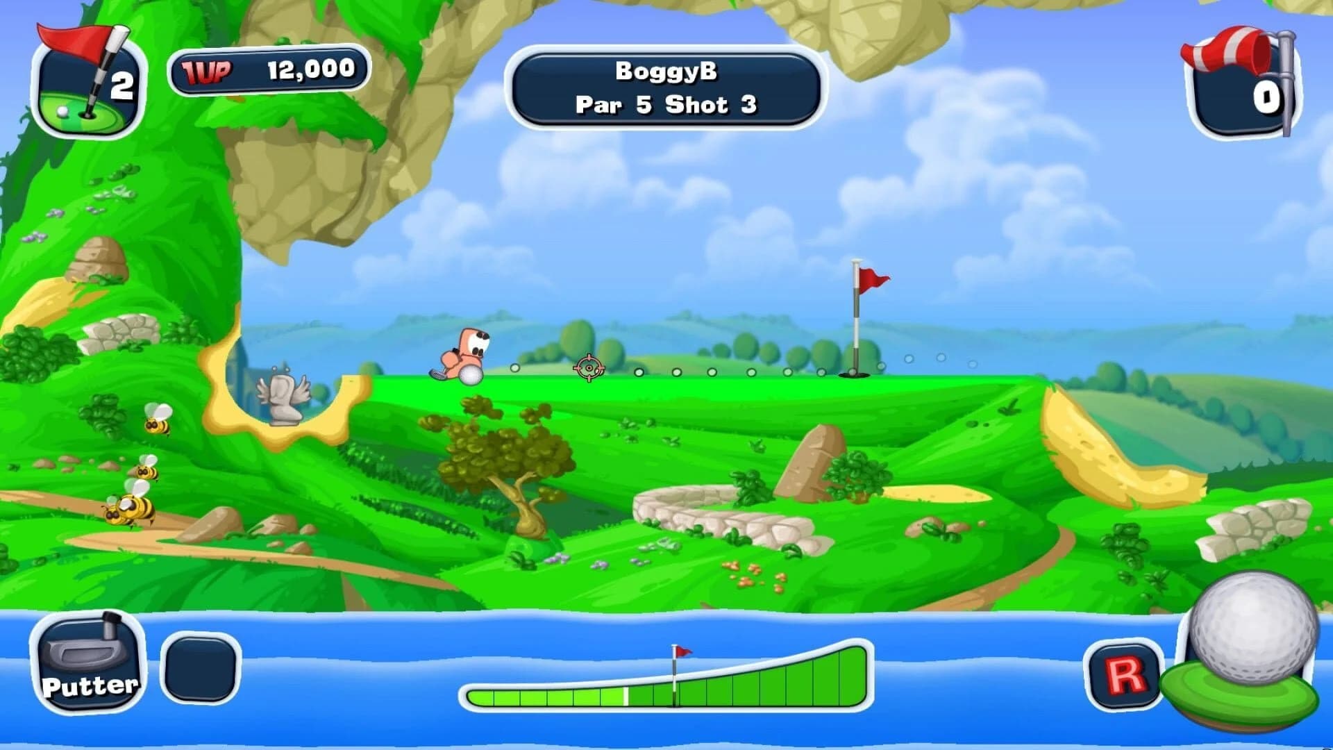 Worms Crazy Golf screenshot 3