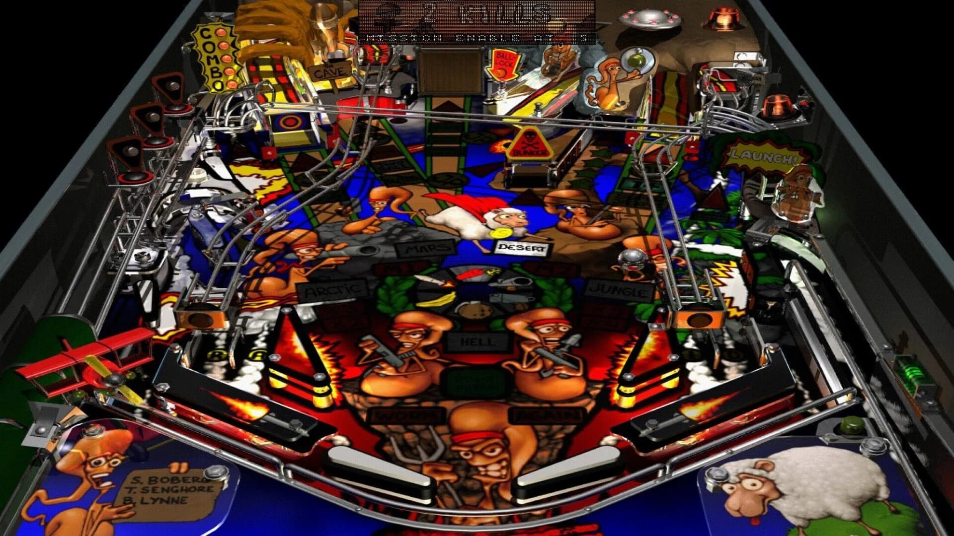 Worms Pinball screenshot 1