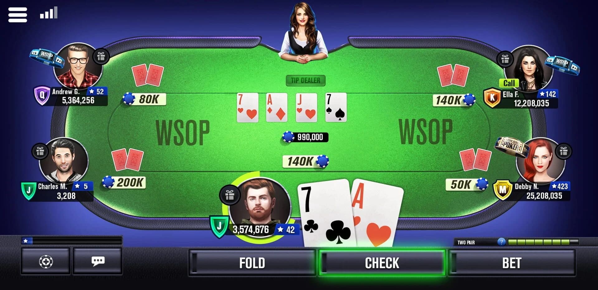 WSOP screenshot 1
