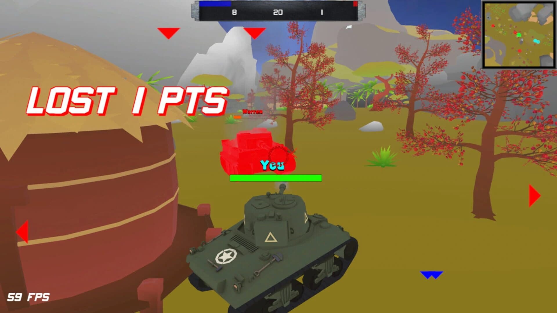 WWII: Tank Battle Arena screenshot 2