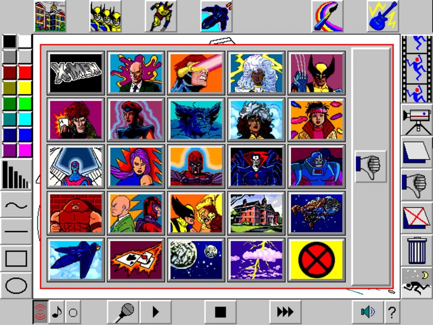 X-Men Cartoon Maker screenshot 1