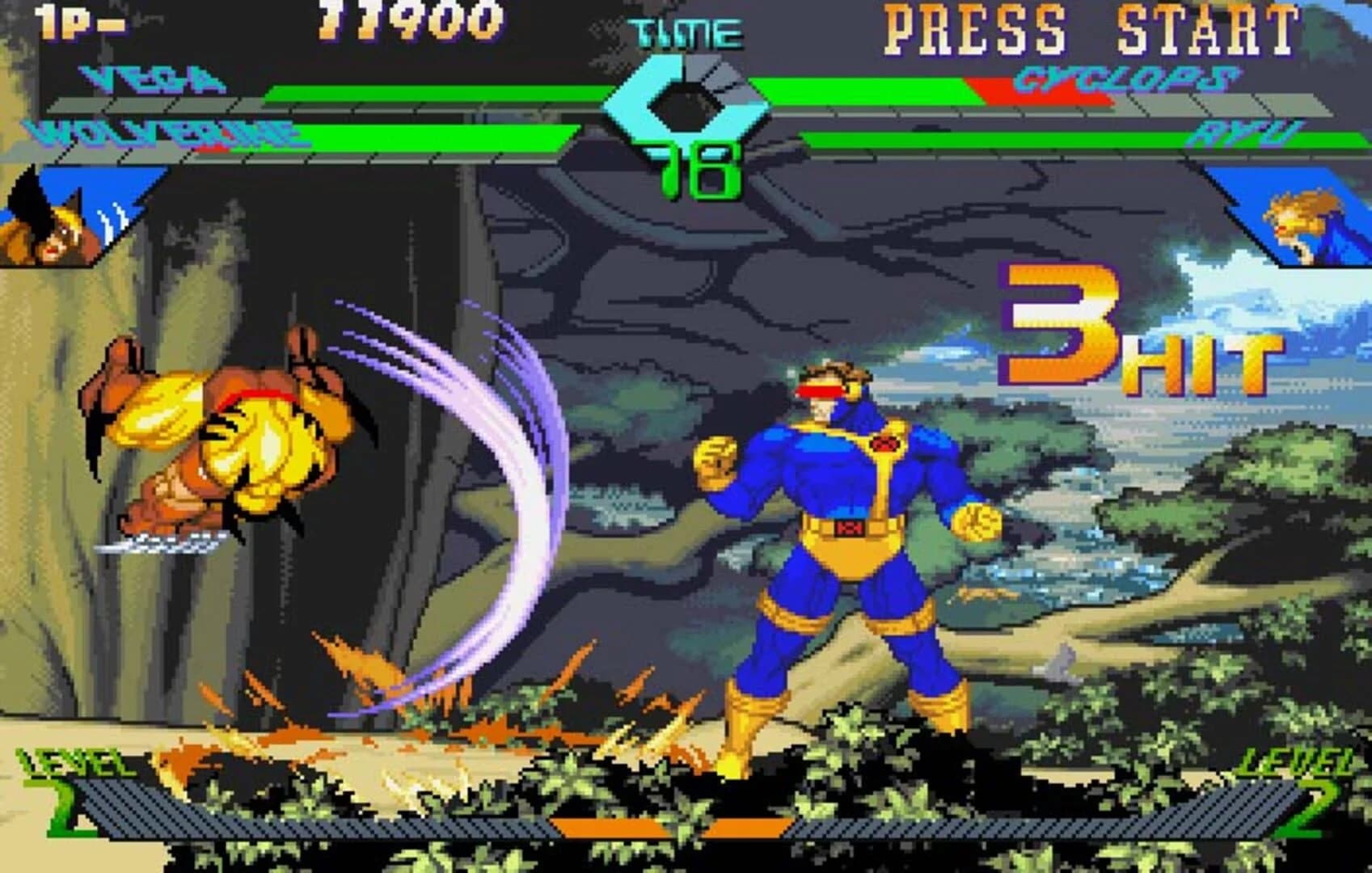 X-Men vs. Street Fighter screenshot 1