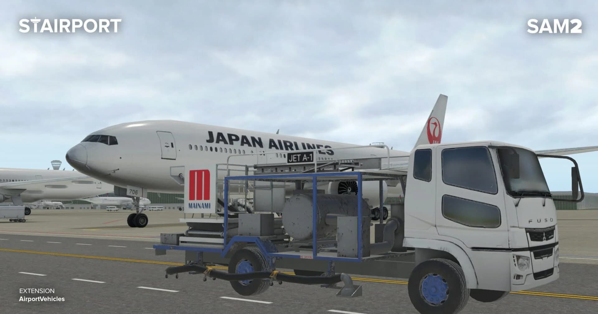 X-Plane 11: SAM Airport Vehicles screenshot 4
