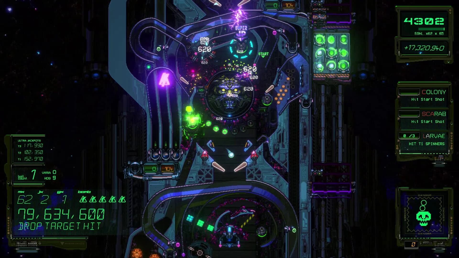 Xenotilt: Hostile Pinball Action screenshot 3