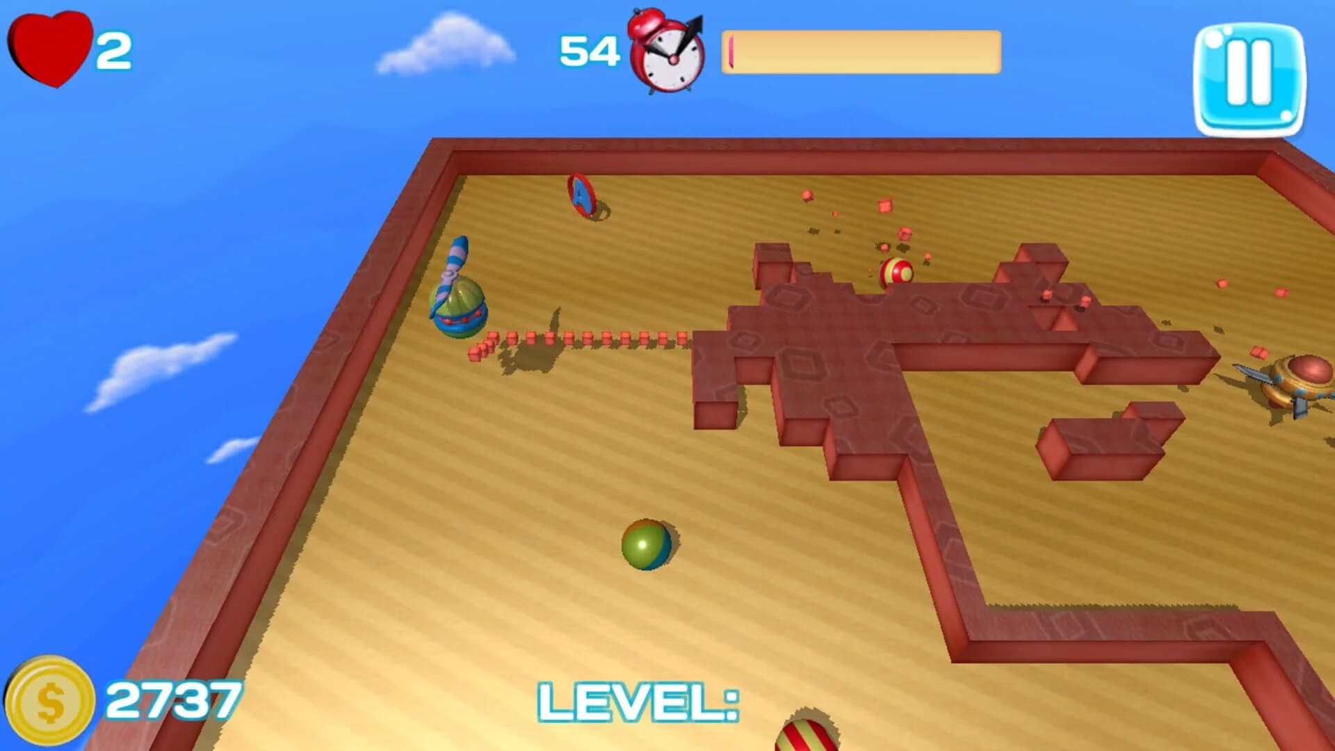 Xonix screenshot 1