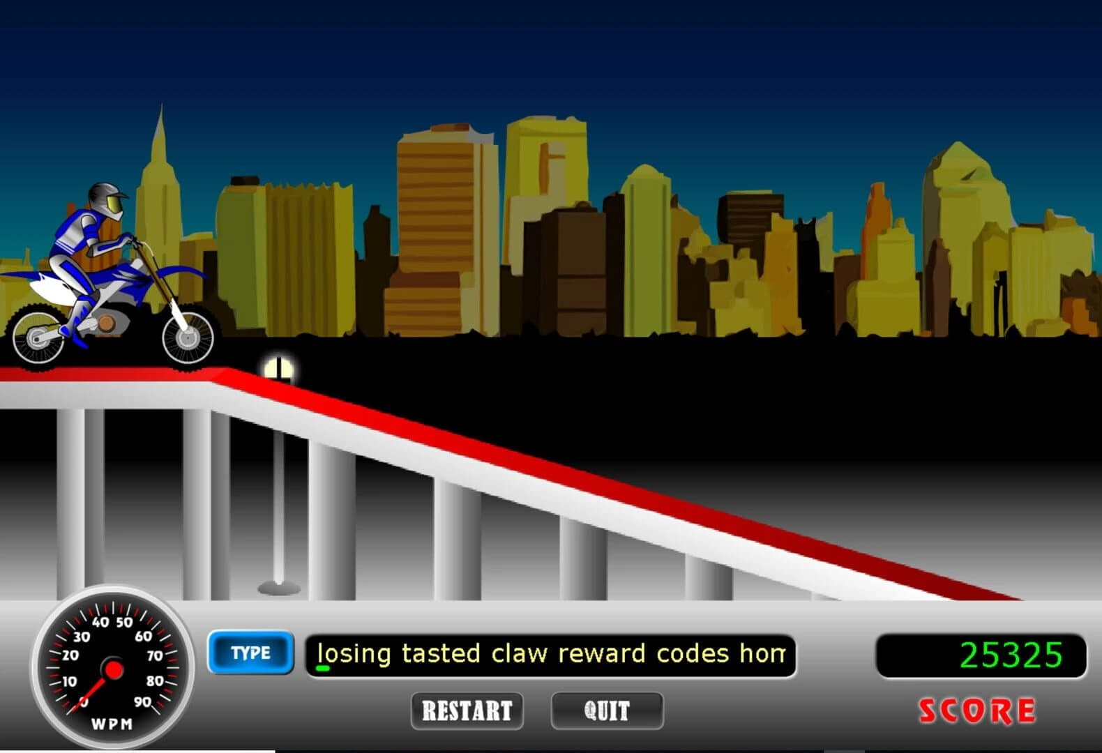Xtreme Typing screenshot 1