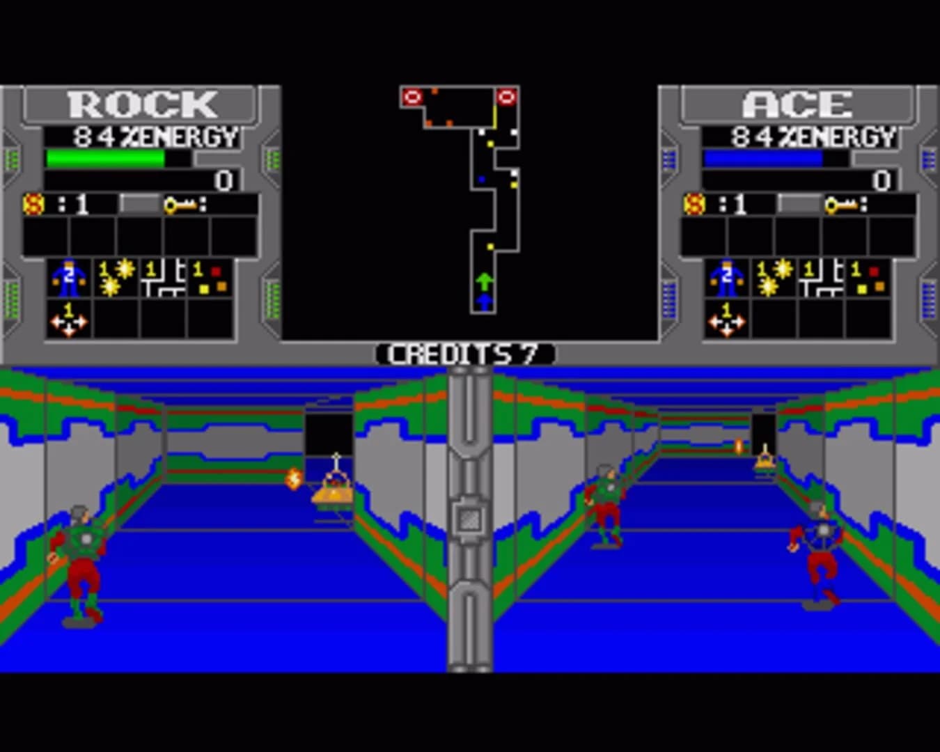Xybots screenshot 1