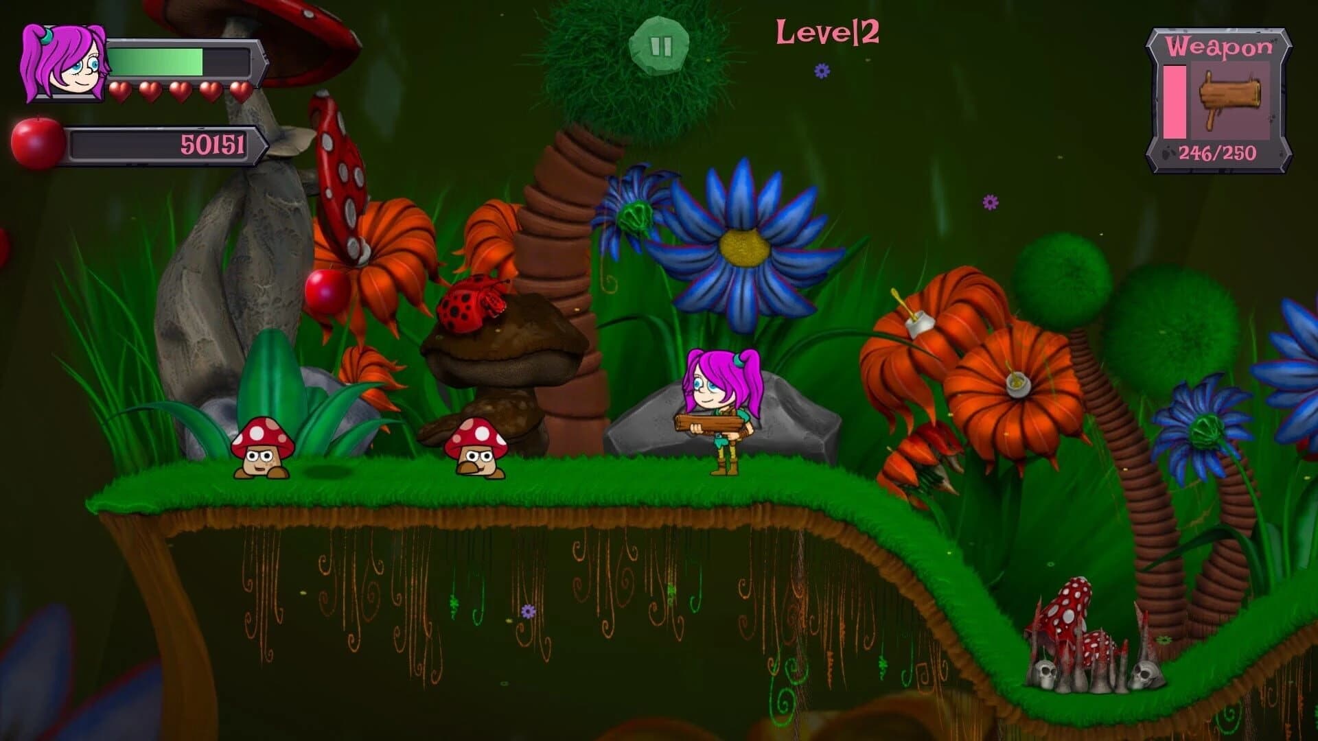 Xyla and the 'Shrooms of Doom screenshot 1