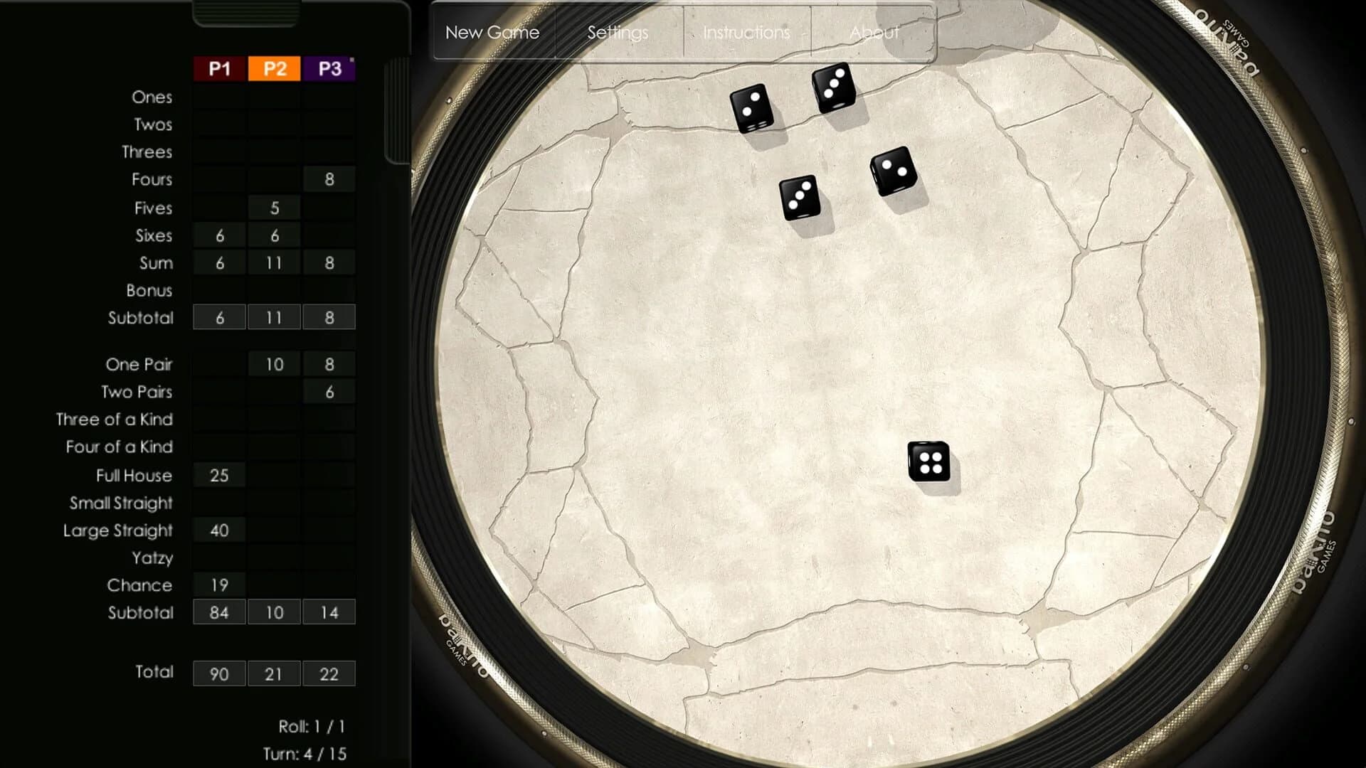 Yatzy screenshot 1