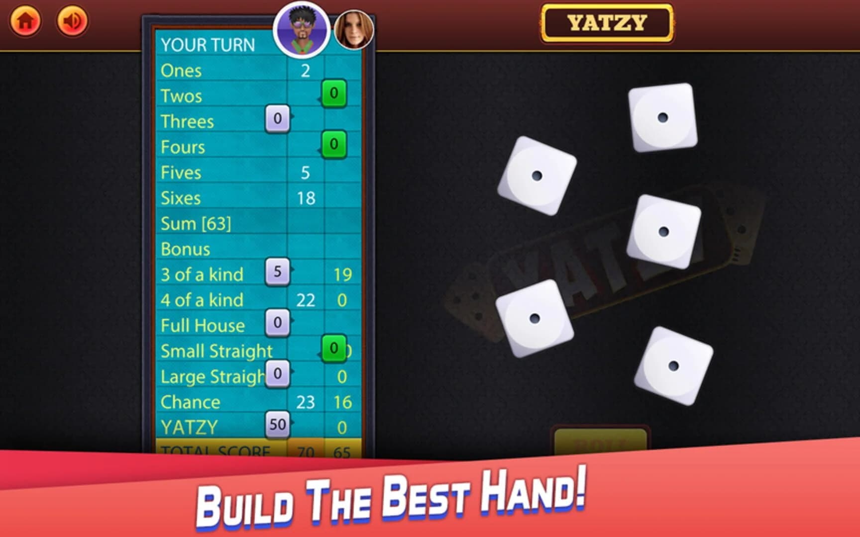 Yatzy: Classic Dice Game screenshot 2