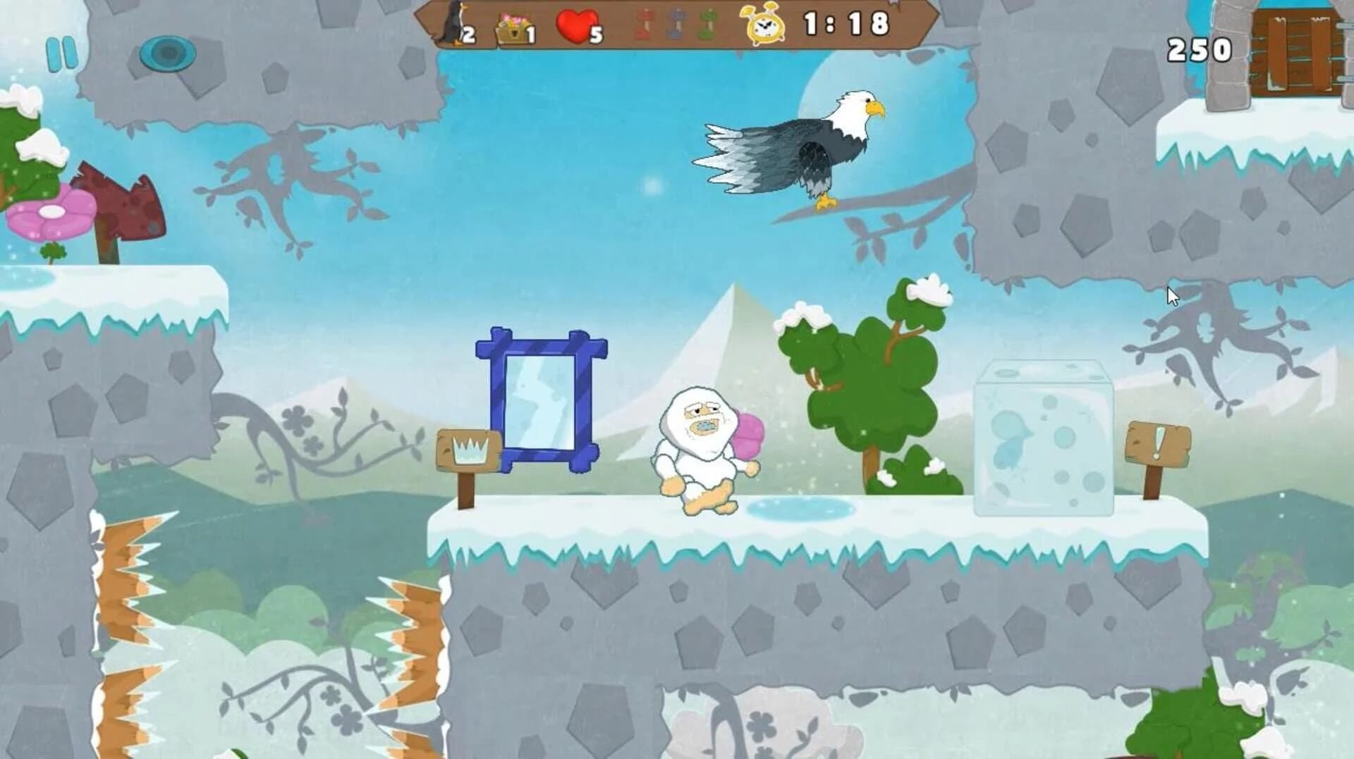 Yeti Adventure screenshot 2
