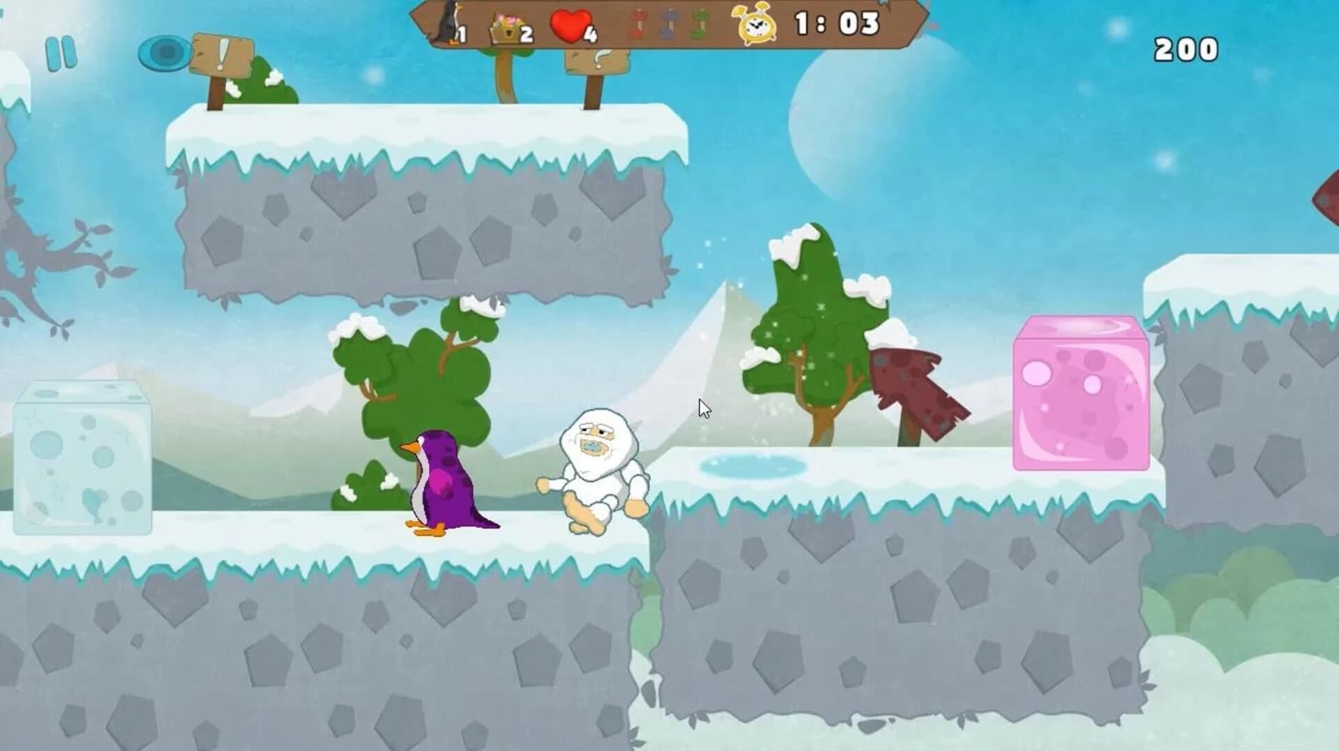 Yeti Adventure screenshot 3