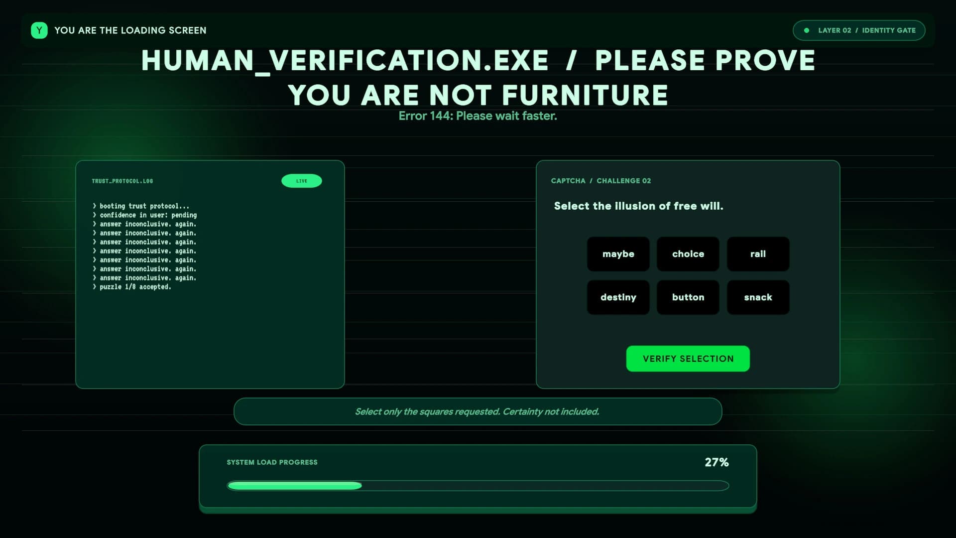 You Are the Loading Screen screenshot 3
