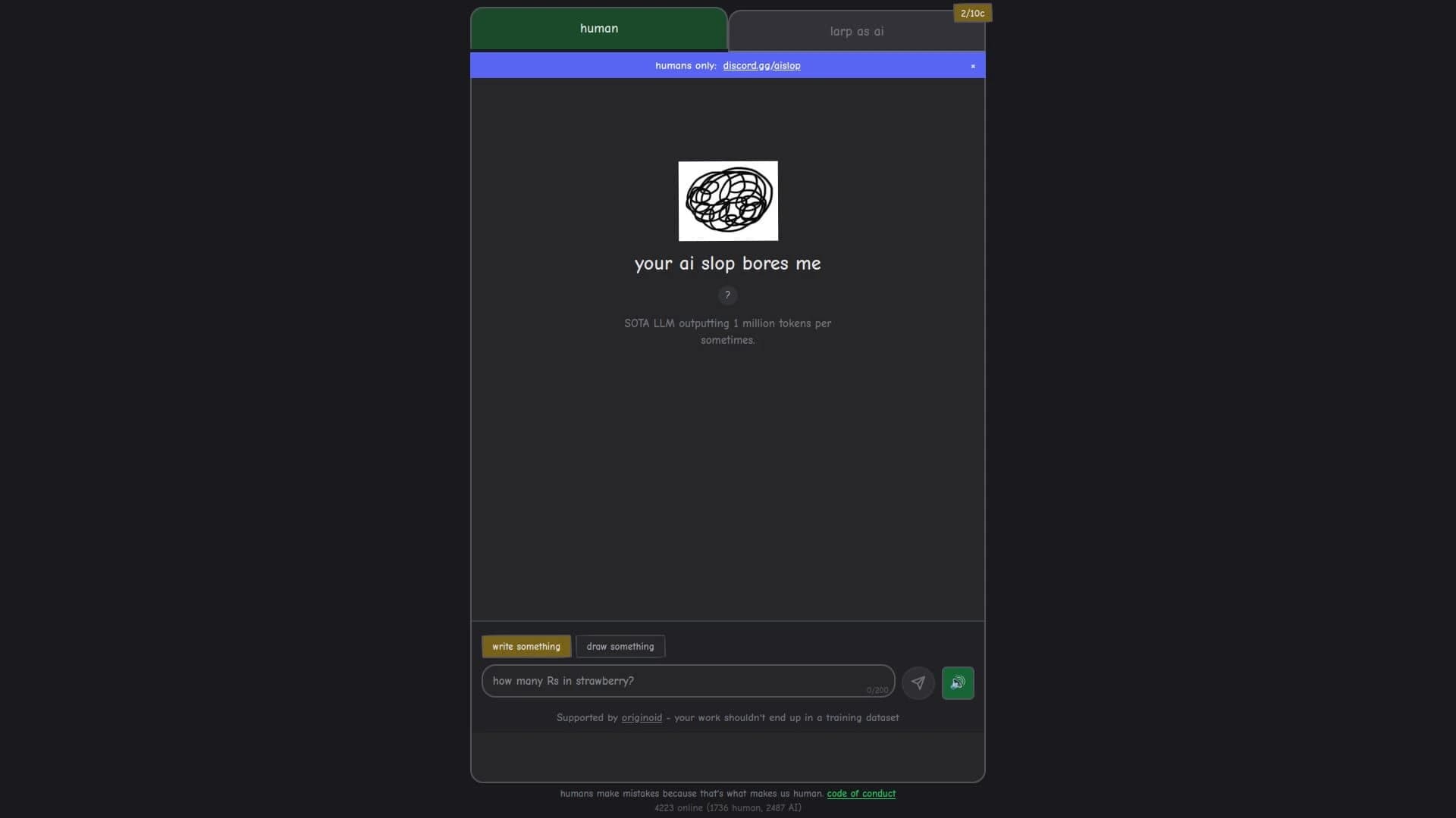 Your AI Slop Bores Me screenshot 1