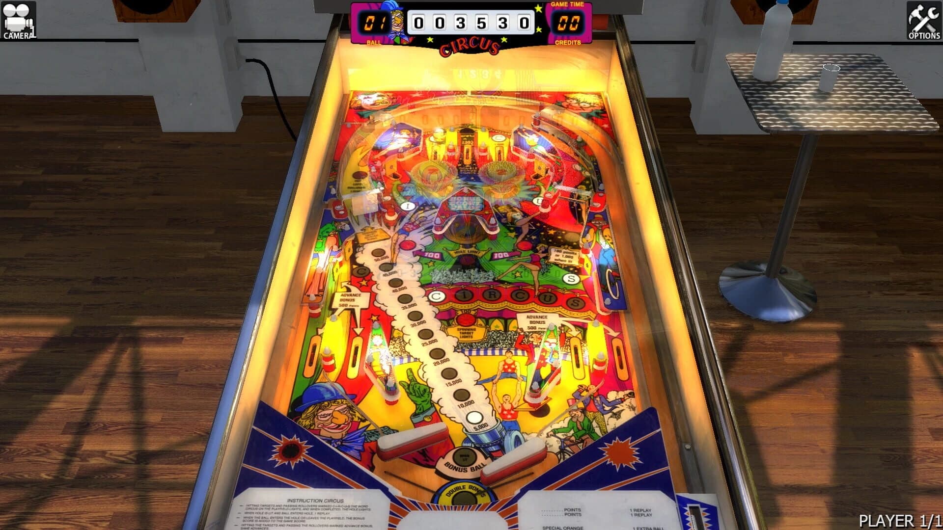 Zaccaria Pinball: Circus Table screenshot 4