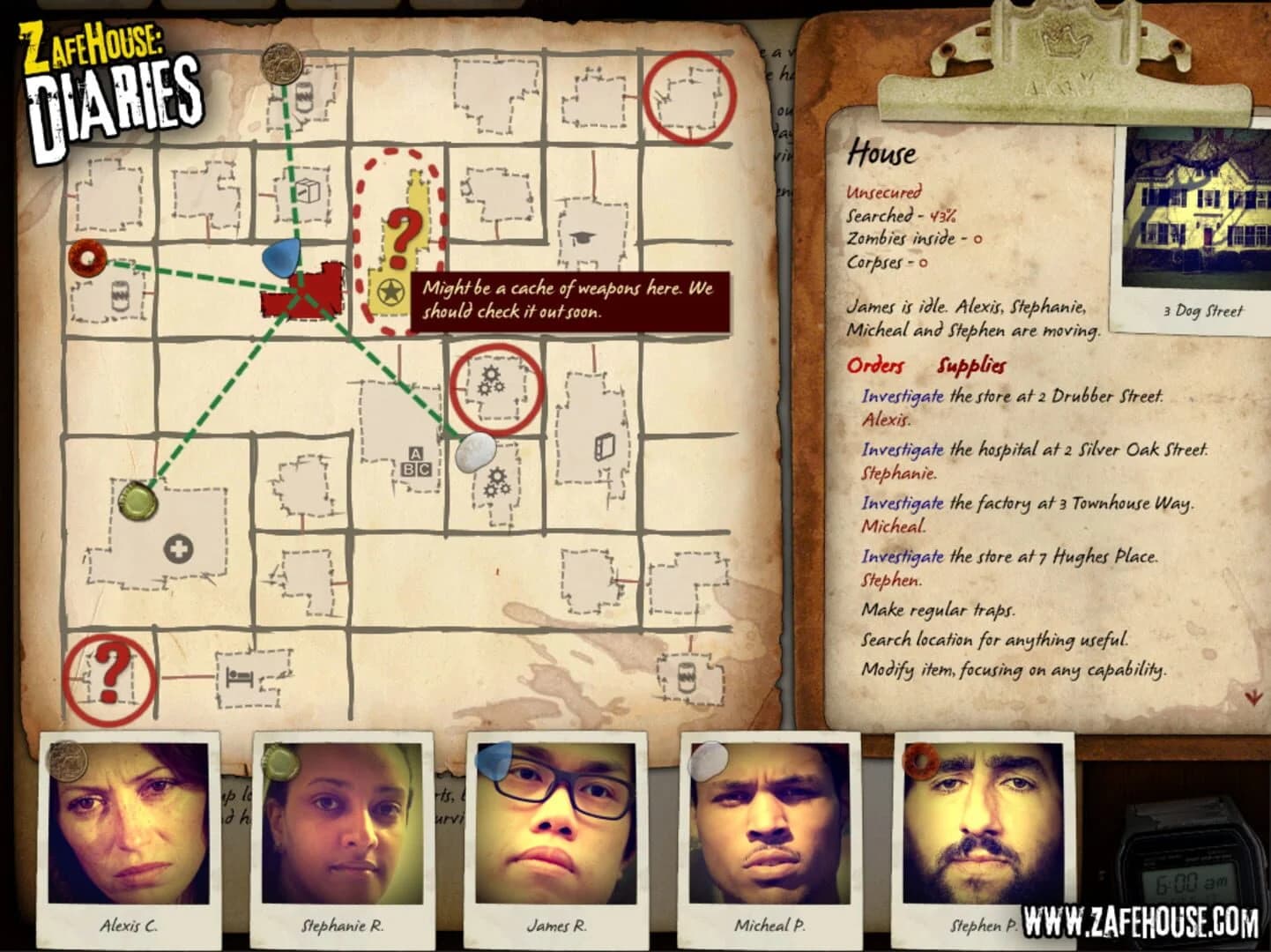 Zafehouse: Diaries screenshot 1