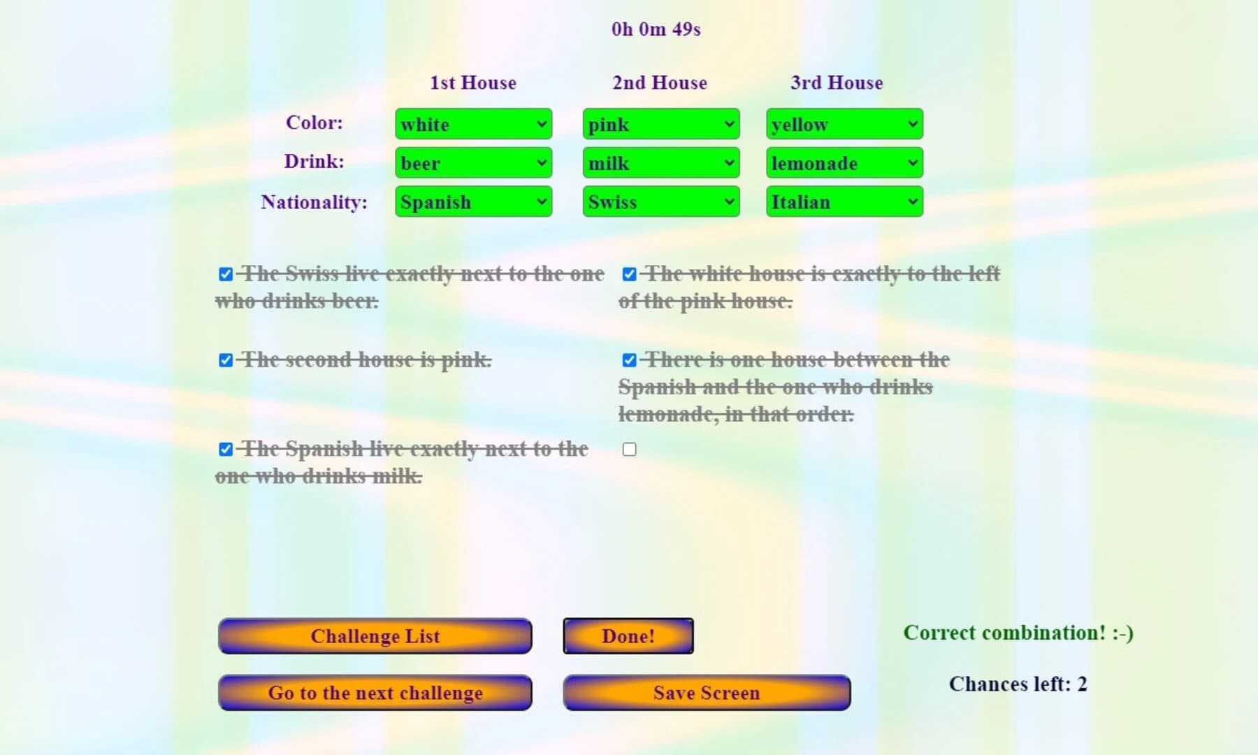 Zebra Logic Master screenshot 4