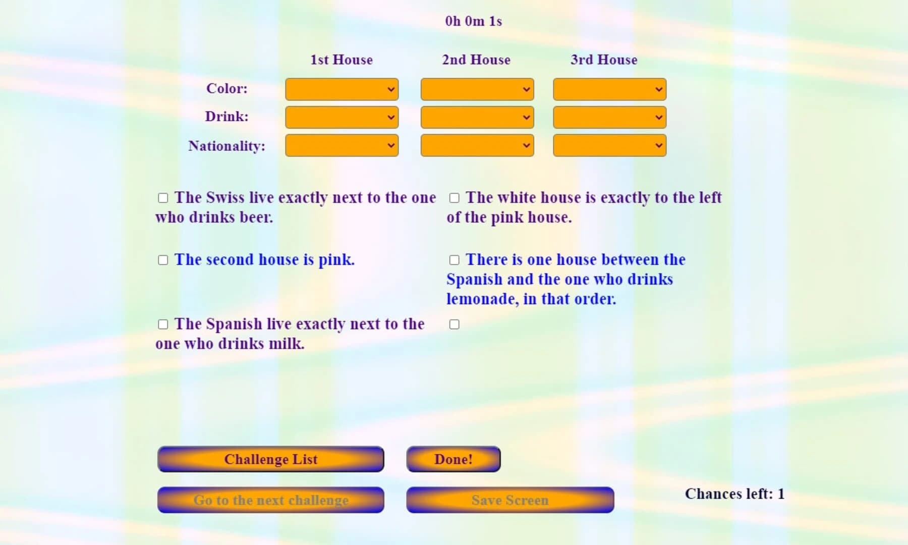Zebra Logic Master screenshot 1