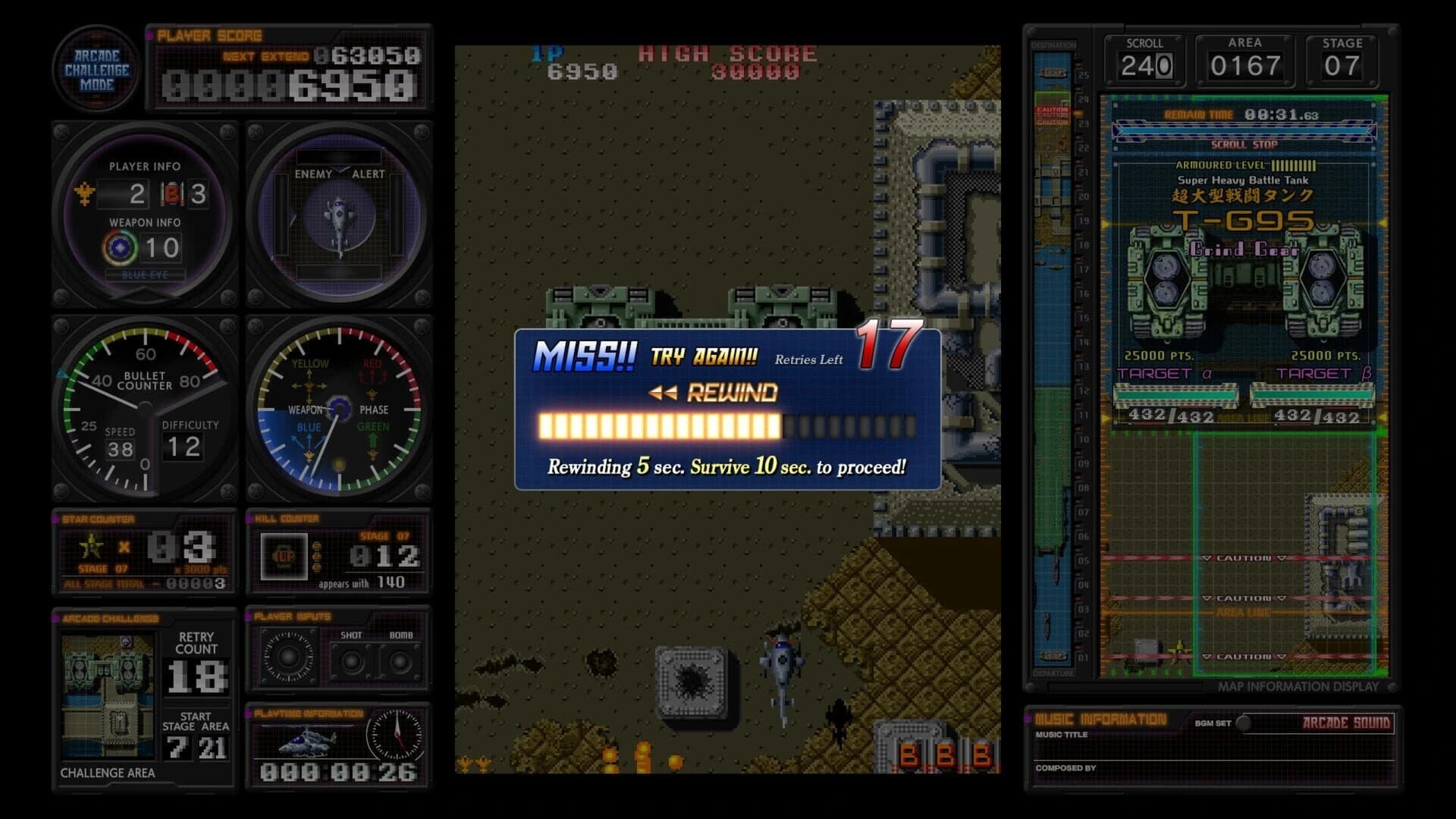 Zero Fire: Toaplan Arcade Garage screenshot 4