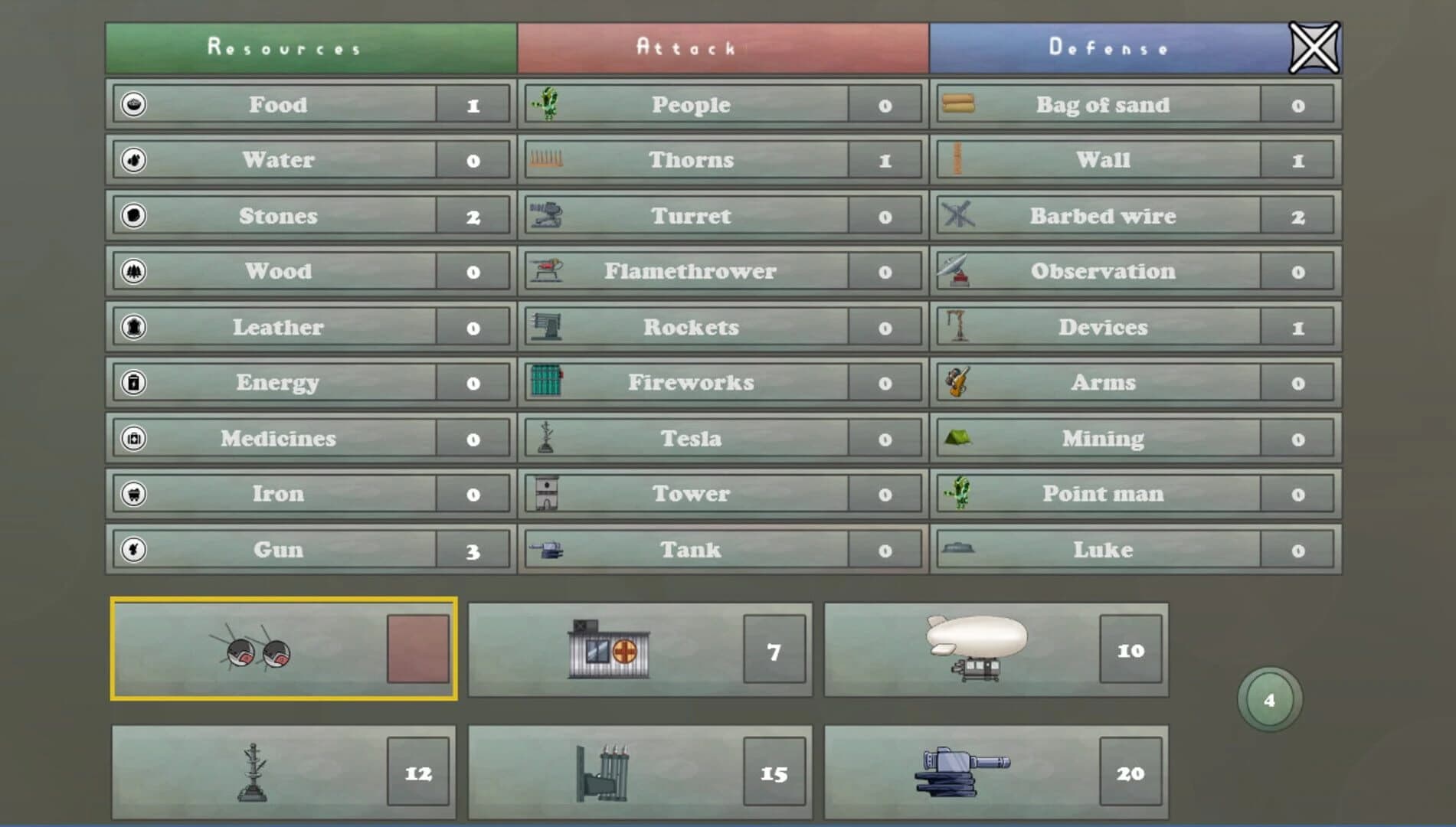 Zombie Defense Shelter screenshot 1