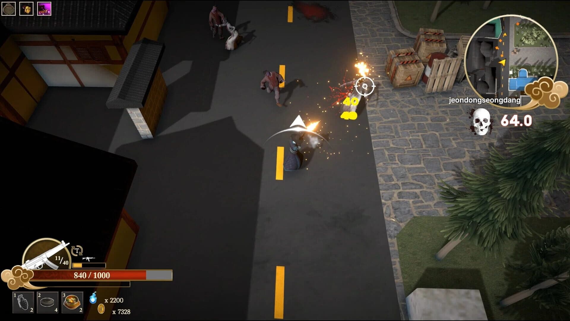 Zombie Hunter: Crimson Hanbok screenshot 1