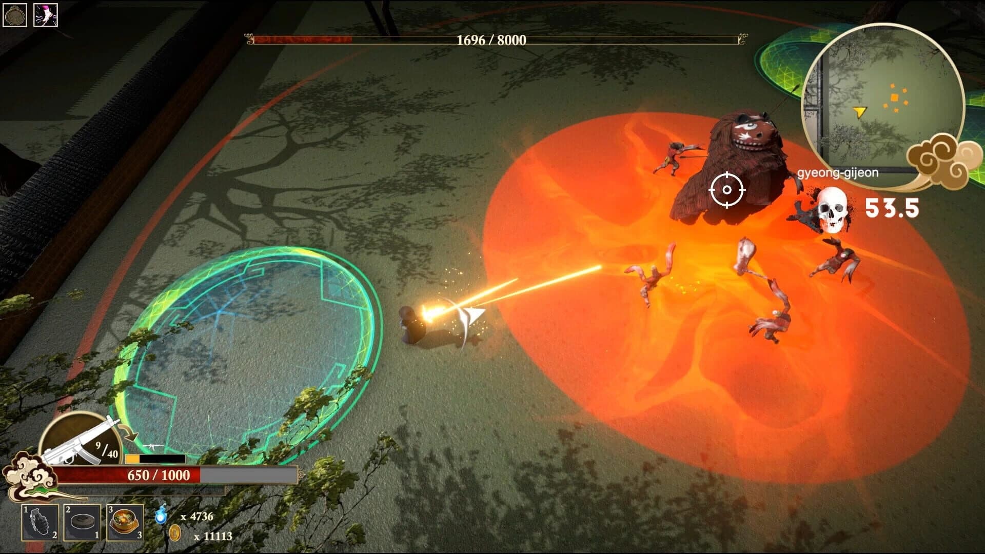 Zombie Hunter: Crimson Hanbok screenshot 2